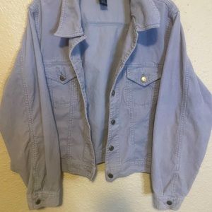 Venezia jeans clothing company corduroy jacket light blue